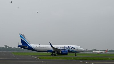 An IndiGo Airlines plane. (Photo by Vipin Kumar/ Hindustan Times)