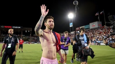 Lionel Messi is currently playing for Inter Miami. (USA TODAY Sports via Reuters Con)