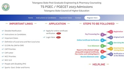 TS PGECET 2023 counselling registration process begins at pgecetadm.tsche.ac.in TS PGECET 2023 counselling registration process begins at pgecetadm.tsche.ac.in