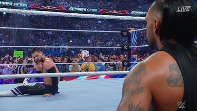 Cracks surfacing between Finn Balor (L) and Damian Priest? (Screengrab) Cracks surfacing between Finn Balor (L) and Damian Priest? (Screengrab)