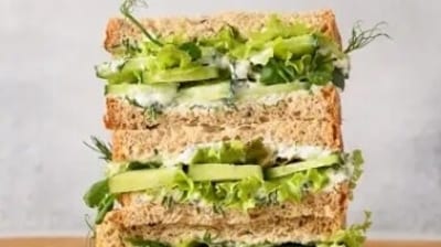 Cucumber tahini sandwich for the evening snack cravings. Recipe inside (Unsplash) Cucumber tahini sandwich for the evening snack cravings. Recipe inside (Unsplash)