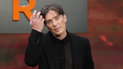 Irish actor Cillian Murphy poses on the red carpet upon arrival for the UK premiere of "Oppenheimer" in central London on July 13, 2023. (Photo by HENRY NICHOLLS / AFP) (AFP) Irish actor Cillian Murphy poses on the red carpet upon arrival for the UK premiere of "Oppenheimer" in central London on July 13, 2023. (Photo by HENRY NICHOLLS / AFP) (AFP)