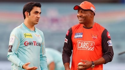 Gautam Gambhir and Brian Lara before an IPL match (IPLT20.com) Gautam Gambhir and Brian Lara before an IPL match (IPLT20.com)