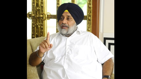 Shiromani Akali Dal (SAD) president Sukhbir Singh Badal (File photo)