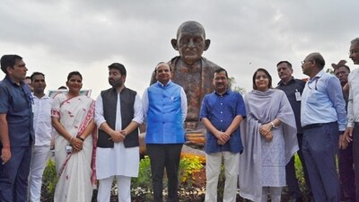 The revamped park has been developed by the Municipal Corporation of Delhi (MCD), which said on X, formerly known as Twitter, that it will be opened to the public from August 9. (Raj K Raj/ Hindustan Times)