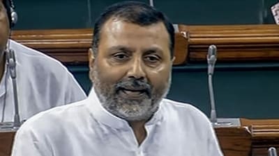 Bharatiya Janata Party MP Nishikant Dubey speaks in the Lok Sabha. (ANI File) Bharatiya Janata Party MP Nishikant Dubey speaks in the Lok Sabha. (ANI File)