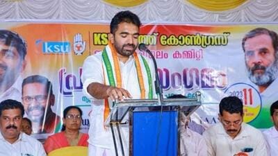 Chandy Oommen is currently the chairman of the national outreach cell of the Youth Congress. (Facebook/Chandy Oommen) Chandy Oommen is currently the chairman of the national outreach cell of the Youth Congress. (Facebook/Chandy Oommen)