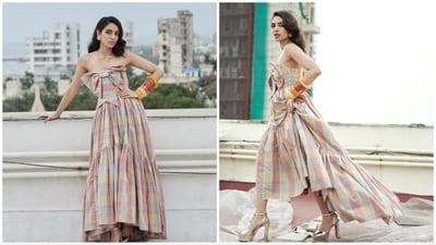Sobhita Dhulipala, who is currently gearing up for the release of her upcoming OTT series Made in Heaven season 2, has been setting some major fashion goals with her sartorial wardrobe picks. Her latest Instagram features a bunch of photos of the actor in a playful dramatic dress. (Instagram/@sobhitad) Sobhita Dhulipala, who is currently gearing up for the release of her upcoming OTT series Made in Heaven season 2, has been setting some major fashion goals with her sartorial wardrobe picks. Her latest Instagram features a bunch of photos of the actor in a playful dramatic dress. (Instagram/@sobhitad)