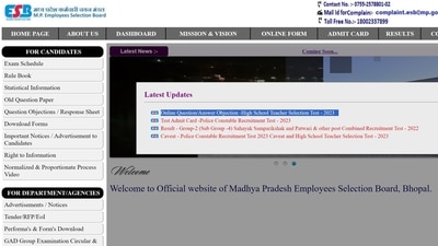 MPESB releases answer key for High School Teacher Selection Test at esb.mp.gov.in MPESB releases answer key for High School Teacher Selection Test at esb.mp.gov.in