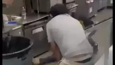 Screengrab of the video of the incident (Twitter)