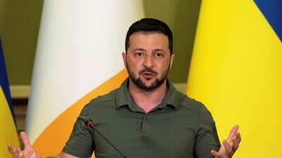 Ukraine's President Volodymyr Zelensky. (AFP) Ukraine's President Volodymyr Zelensky. (AFP)