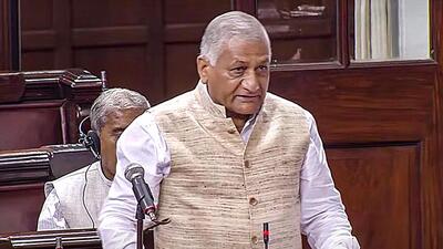 Union minister of state for civil aviation VK Singh. (PTI) Union minister of state for civil aviation VK Singh. (PTI)