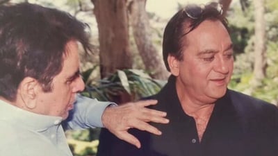 Saira Banu posted a photo of Dilip Kumar and Sunil Dutt. Saira Banu posted a photo of Dilip Kumar and Sunil Dutt.