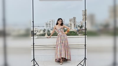 Sobhita Dhulipala's outfit is perfect for the summer since the material is pure cotton and is loose from the bottom, letting the skin breath. (Instagram/@sobhitad) Sobhita Dhulipala's outfit is perfect for the summer since the material is pure cotton and is loose from the bottom, letting the skin breath. (Instagram/@sobhitad)