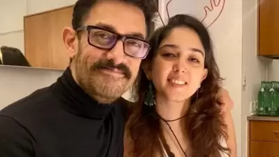 Aamir Khan with his daughter Ira Khan. (Instagram ) Aamir Khan with his daughter Ira Khan. (Instagram )