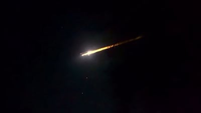 Melbourne residents reported light streaks illuminating the sky. (x/Australian Space Agency) Melbourne residents reported light streaks illuminating the sky. (x/Australian Space Agency)