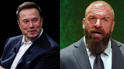 Elon Musk, Triple H (File)