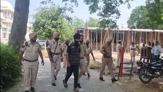 Faridkot police presented Brar in the court of judicial magistrate Ajaypal Singh after his three-day remand in an extortion case ended on Tuesday.