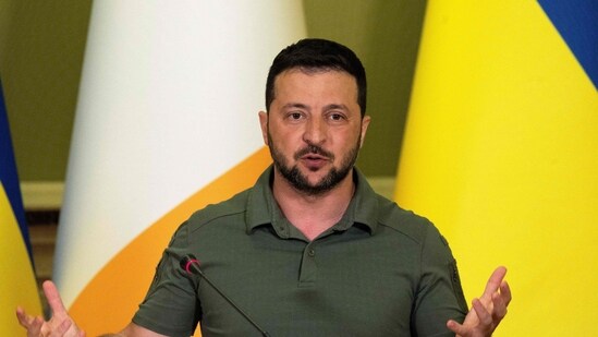 Ukraine's President Volodymyr Zelensky. (AFP)