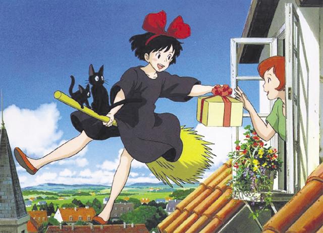 Kiki can talk to Jiji, who listens even when he’s not completely on board with her plans. Kiki can talk to Jiji, who listens even when he’s not completely on board with her plans.