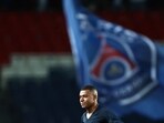 Paris Saint-Germain's French forward Kylian Mbappe is seen at the end of a league match Paris Saint-Germain's French forward Kylian Mbappe is seen at the end of a league match