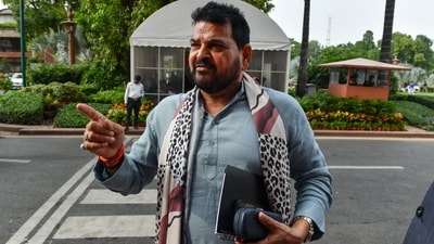 Former WFI president Brij Bhushan Sharan Singh (ANI) Former WFI president Brij Bhushan Sharan Singh (ANI)