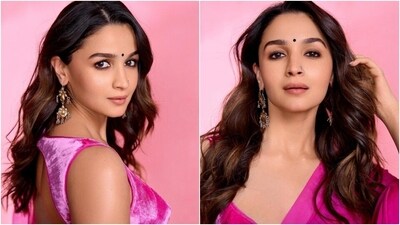 If you loved Alia Bhatt's kohl-lined eyes and chiffon saree look from Rocky Aur i Kii Prem Kahaan, watch her latest video. (Instagram) If you loved Alia Bhatt's kohl-lined eyes and chiffon saree look from Rocky Aur i Kii Prem Kahaan, watch her latest video. (Instagram)