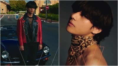 BTS V aka Kim Taehyung poses for a magazine photoshoot. (Instagram/@thv) BTS V aka Kim Taehyung poses for a magazine photoshoot. (Instagram/@thv)