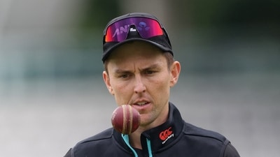 New Zealand's Trent Boult during nets at Lord's Cricket Ground (Action Images via Reuters)