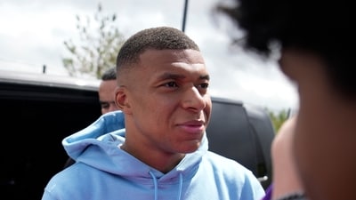 Kylian Mbappe meets fans (AP) Kylian Mbappe meets fans (AP)