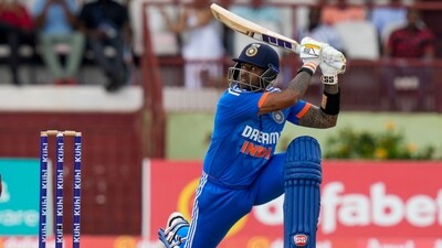 Suryakumar Yadav plays a shot (AP) Suryakumar Yadav plays a shot (AP)