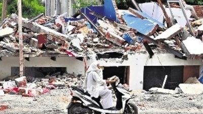 The state’s demolition drive lasted five days. (Parveen Kumar/HT) The state’s demolition drive lasted five days. (Parveen Kumar/HT)