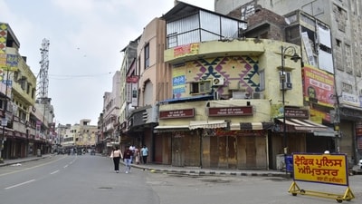 While no blockades were reported on the Delhi-Amritsar national highway, protesters blocked the approach roads at Rama Mandi Chowk and Lamma Pind square. Protesters also blocked the Jalandhar-Hoshiarpur roads, besides the Kapurthala Chowk, Maqsudan bypass and Ravidas Chowk. (Photo by Sameer Sehgal /Hindustan Times) While no blockades were reported on the Delhi-Amritsar national highway, protesters blocked the approach roads at Rama Mandi Chowk and Lamma Pind square. Protesters also blocked the Jalandhar-Hoshiarpur roads, besides the Kapurthala Chowk, Maqsudan bypass and Ravidas Chowk. (Photo by Sameer Sehgal /Hindustan Times)