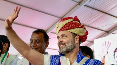 Gandhi recalled that his grandmother and former prime minister Indira Gandhi had told him in his childhood that the land of the country used to belong to the tribal people. He said that Congress wants the tribals to get their rights, their dreams to be fulfilled. (PTI)