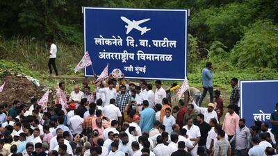 Prashant Thakur, BJP Panvel MLA, said that they are not protesting against the government but using it as a form of self-expression of the anxious PAPs who have put up the boards to remind the government. (Bachchan Kumar/ HT PHOTO) Prashant Thakur, BJP Panvel MLA, said that they are not protesting against the government but using it as a form of self-expression of the anxious PAPs who have put up the boards to remind the government. (Bachchan Kumar/ HT PHOTO)