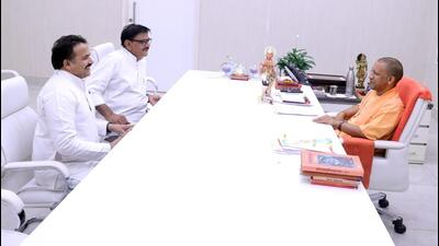 The Jewar MLA met with the chief minister on Tuesday and submitted a letter requesting the act’s implementation after several malfunctioning incidents in high-rise housing societies reported from the Delhi-National Capital Region (NCR). (HT Photo)