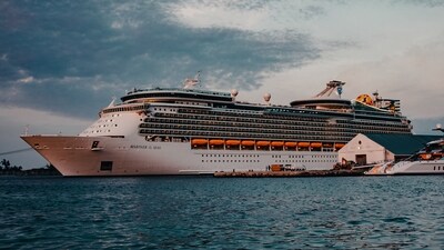 Royal Caribbean's luxurious new vessel Icon of the Seas is nearing completion in the Turku shipyard on Finland's southwestern coast, its maiden voyage scheduled for January 2024. (Unsplash/Colin Lloyd) Royal Caribbean's luxurious new vessel Icon of the Seas is nearing completion in the Turku shipyard on Finland's southwestern coast, its maiden voyage scheduled for January 2024. (Unsplash/Colin Lloyd)