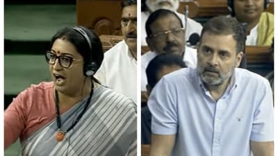 Smriti Irani fires back to Rahul Gandhi: 'Spoke of killing Bharat mata'