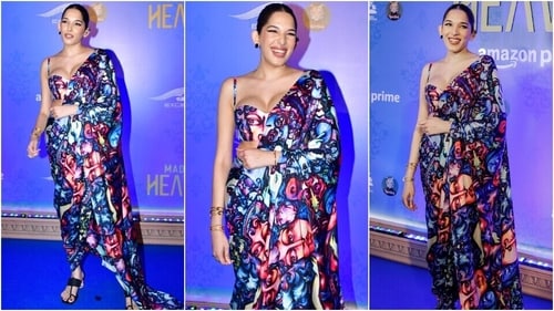 Trinetra Halder at Made In Heaven 2 premiere. (HT Photo/Varinder Chawla) Trinetra Halder at Made In Heaven 2 premiere. (HT Photo/Varinder Chawla)