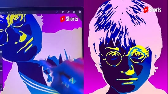 Harry Potter optical illusion created by an Instagram artist. (Instagram/@RishiDraws)