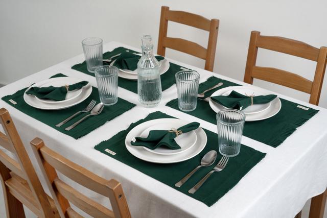 Table runners, table napkins and mats are excellent handloom decor pieces to add to your house Table runners, table napkins and mats are excellent handloom decor pieces to add to your house