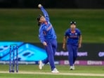 Rajeshwari Gayakwad of India in action.