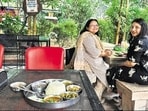 'Manipur' is one of the many food stalls in Dilli Haat craft bazar.