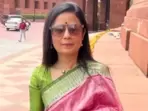TMC MP Mahua Moitra during the Monsoon session of Parliament. TMC MP Mahua Moitra during the Monsoon session of Parliament.
