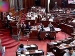Rajya Sabha proceedings underway during the Monsoon Session of Parliament, in New Delhi. (ANI)