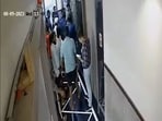 A CCTV camera footage of the incident surfaced online. A CCTV camera footage of the incident surfaced online.