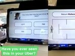 The interactive game created by an Uber driver. The interactive game created by an Uber driver.