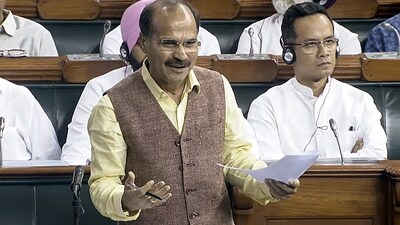 PM Modi mentioned Adhir Ranjan Chowdhury's name in his no-confidence motion and asked why he was sidelined in the Congress. (ANI) PM Modi mentioned Adhir Ranjan Chowdhury's name in his no-confidence motion and asked why he was sidelined in the Congress. (ANI)