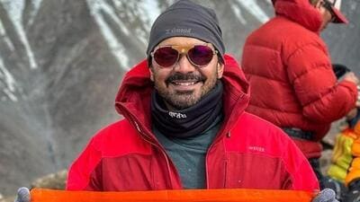 Abhinav Shukla scales UT Kangri climb Abhinav Shukla scales UT Kangri climb