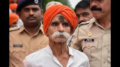 Hindutva leader Sambhaji Bhide (HT FILE PHOTO)